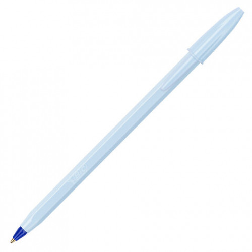 Ручка шариковая BIC Cristal Pastel, СИНЯЯ, корпус ассорти, узел 1,0 мм, линия 0,32 мм, 302550