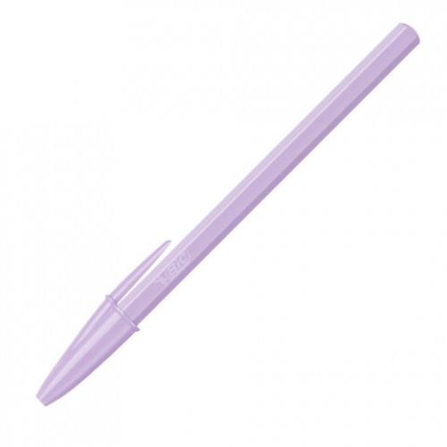 Ручка шариковая BIC Cristal Pastel, СИНЯЯ, корпус ассорти, узел 1,0 мм, линия 0,32 мм, 302550
