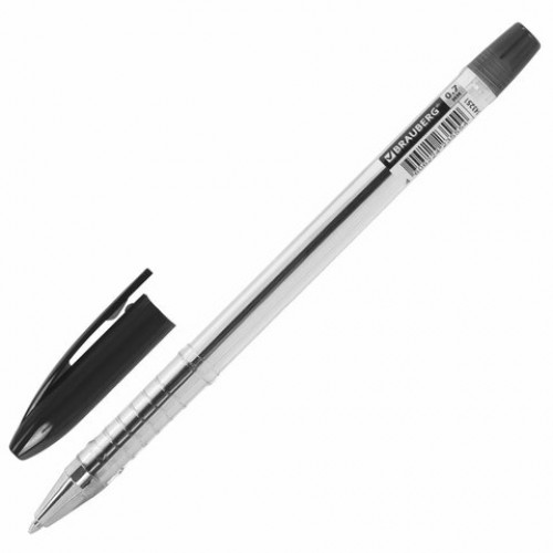 Ручка шариковая масляная BRAUBERG Model-M ORIGINAL, ЧЕРНАЯ, узел 0,7 мм, линия письма 0,35 мм, 143251