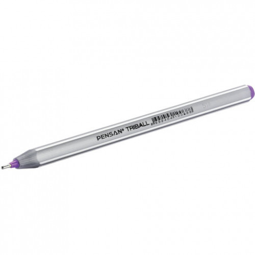 Ручка шариковая масляная PENSAN Triball Colored, яркие цвета АССОРТИ, ДИСПЛЕЙ, 1003/S60R-8