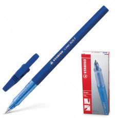 Ручка шариковая STABILO Liner, СИНЯЯ, корпус синий, узел 0,7 мм, линия письма 0,3 мм, 808/41 Ручка шариковая STABILO Liner, СИНЯЯ, корпус синий, узел 0,7 мм, линия письма 0,3 мм, 808/41