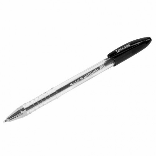 Ручка шариковая масляная BRAUBERG Model-M ORIGINAL, ЧЕРНАЯ, узел 0,7 мм, линия письма 0,35 мм, 143251