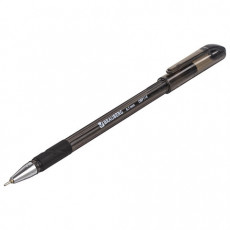 Ручка шариковая масляная с грипом BRAUBERG Max-Oil Tone, ЧЕРНАЯ, узел 0,7 мм, линия письма 0,35 мм, 142694
