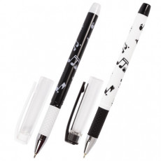 Ручка шариковая масляная с грипом BRAUBERG BLACK&WHITE Melody, СИНЯЯ, узел 0,7 мм, линия письма 0,35 мм, 142658 Ручка шариковая масляная с грипом BRAUBERG BLACK&WHITE Melody, СИНЯЯ, узел 0,7 мм, линия письма 0,35 мм, 142658