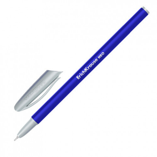 Ручка шариковая ERICH KRAUSE Neo Stick Metallic, СИНЯЯ, корпус ассорти, узел 0,7 мм, 61009