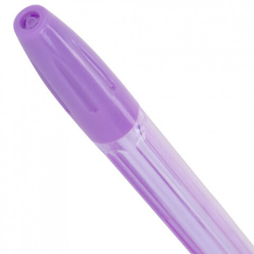 Ручки шариковые с грипом BRAUBERG ULTRA GT PASTEL, НАБОР 4 ШТУКИ, СИНИЕ, узел 0,7 мм, линия 0,35 мм, 144533