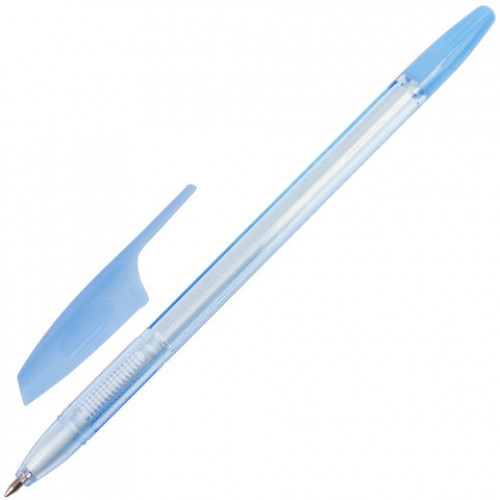 Ручка шариковая BRAUBERG X-333 PASTEL, СИНЯЯ, корпус тонированованный ассорти, узел 0,7 мм, линия письма 0,35 мм, 142830
