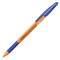 Ручка шариковая с грипом ERICH KRAUSE R-301 Grip, СИНЯЯ, корпус оранжевый, узел 0,7 мм, линия письма 0,35 мм, 39531