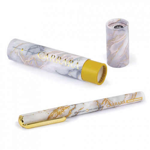 Ручка шариковая в футляре BRUNO VISCONTI DreamWrite Carrara, СИНЯЯ, корпус ассорти, 0,5 мм, 20-0264/61