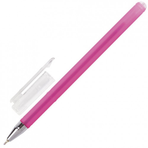 Ручка шариковая масляная BRAUBERG FRUITY ST, СИНЯЯ, корпус soft touch, узел 0,7 мм, линия письма 0,35 мм, 142654