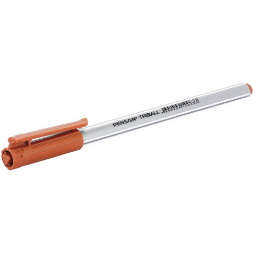 Ручка шариковая масляная PENSAN Triball Colored, яркие цвета АССОРТИ, ДИСПЛЕЙ, 1003/S60R-8
