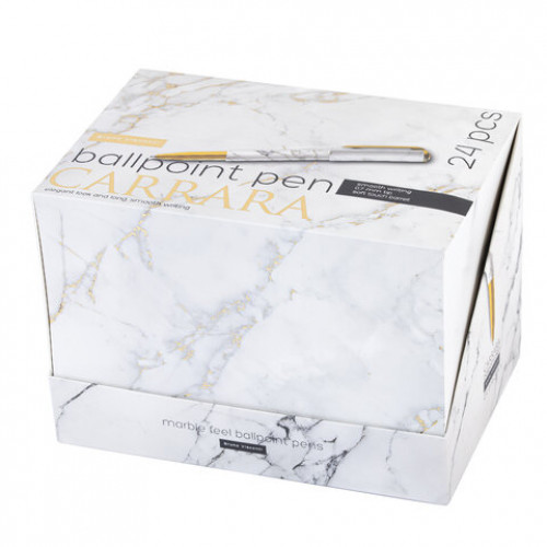 Ручка шариковая в футляре BRUNO VISCONTI DreamWrite Carrara, СИНЯЯ, корпус ассорти, 0,5 мм, 20-0264/61