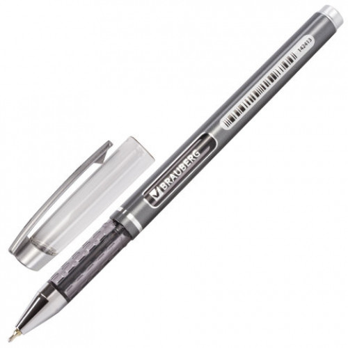 Ручка шариковая масляная BRAUBERG Choice, СИНЯЯ, корпус с печатью, узел 0,7 мм, линия письма 0,35 мм, 142413