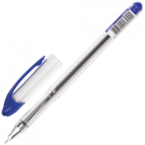 Ручка шариковая масляная BRAUBERG Smooth Write, СИНЯЯ, корпус прозрачный, узел 0,7 мм, линия письма 0,35 мм, 142682