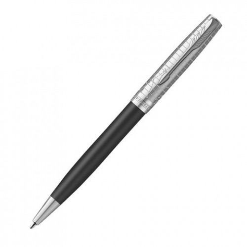 Ручка шариковая PARKER Sonnet Legacy of Flight, корпус серебристый, черная, 2227802