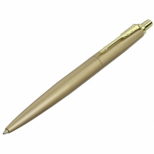 Ручка шариковая PARKER Jotter XL Monochrome Gold GT, корпус золотой, нержавеющая сталь, синяя,2122754