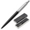 Ручка шариковая PARKER Jotter Core Bond Street Black CT, корпус черный, хромированные детали, синяя, 1953184
