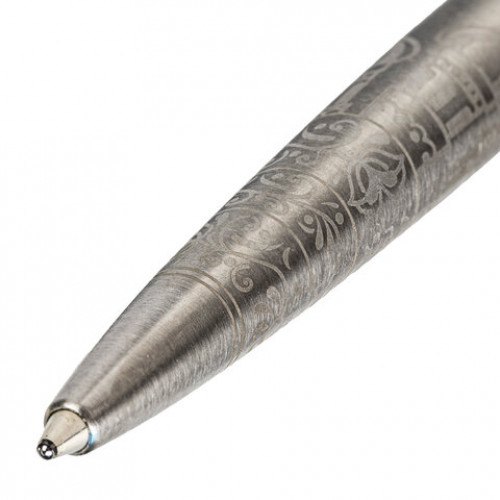 Ручка шариковая PARKER Jotter SE Russia GT, корпус серебристый, сталь, позолоченные детали, синяя, 2126175