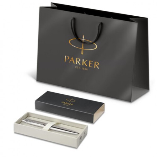 Ручка шариковая PARKER Jotter Core Stainless Steel CT, пакет, 880892