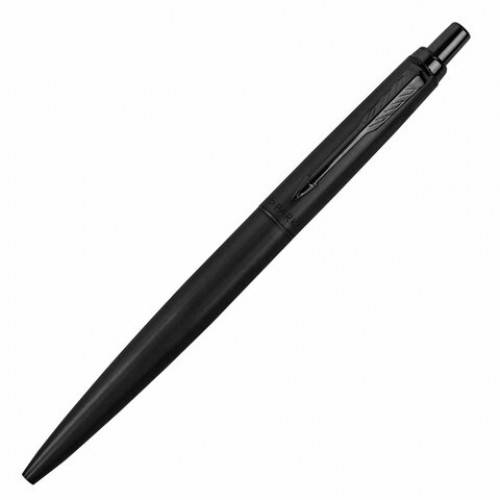 Ручка шариковая PARKER Jotter XL Monochrome Black BT, корпус черный, нержавеющая сталь, синяя, 2122753