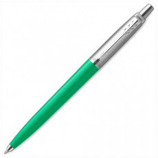 Ручка шариковая PARKER Jotter Orig Green, корпус зеленый, детали нержавеющая сталь, блистер, синяя, 2076058