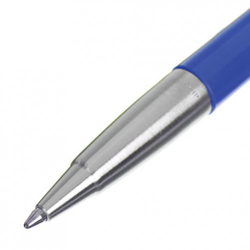 Ручка шариковая PARKER Vector Standard Blue CT, корпус синий, детали из нержавеющей стали, синяя, 2025419