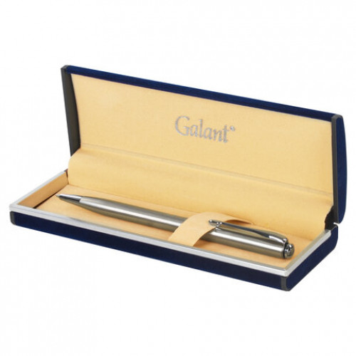 Ручка подарочная шариковая GALANT Arrow Chrome, корпус серебристый, хромированные детали, пишущий узел 0,7 мм, синяя, 140408
