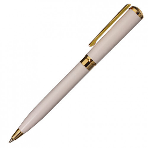 Ручка подарочная шариковая GALANT ROSETTE, корпус слоновая кость с розовым оттенком, узел 0,7 мм, синяя, 143503