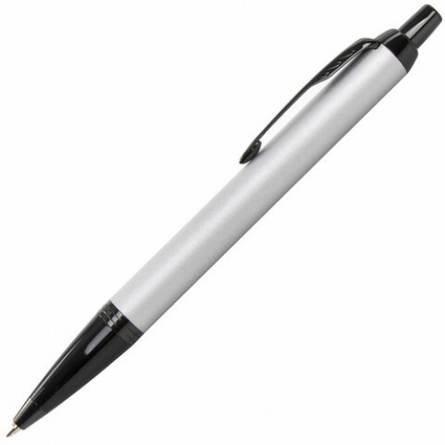 Ручка шариковая PARKER IM Achromatic Grey BT, корпус серый матовый, нержавеющая сталь, синяя, 2127752