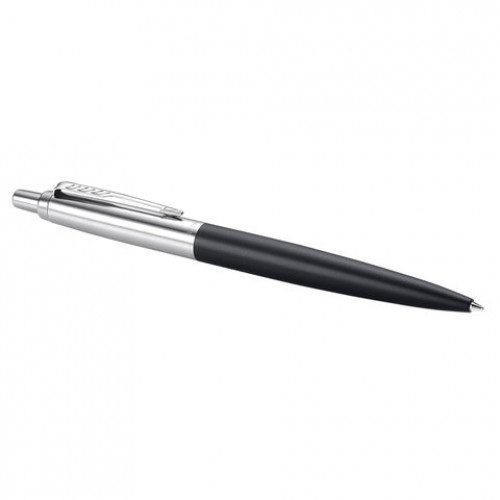Ручка шариковая PARKER Jotter XL, УТОЛЩЕННЫЙ корпус, черный матовый лак, детали из нержавеющей стали, синяя, 2068358