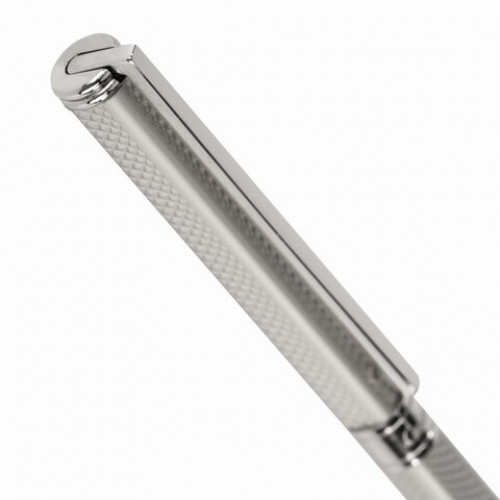 Ручка подарочная шариковая GALANT Stiletto Chrome, тонкий корпус, серебристый, хромированные детали, пишущий узел 0,7 мм, синяя, 140528