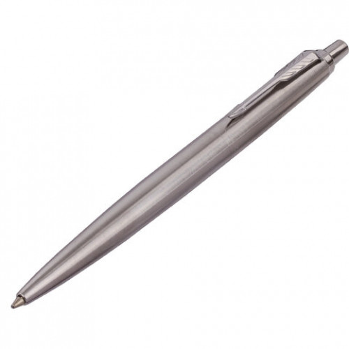 Ручка шариковая PARKER Jotter XL Monochrome Stainless Steel CT, корпус серебристый, сталь, синяя,2122756