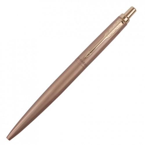 Ручка шариковая PARKER Jotter XL Monochrome Pink Gold PGT, корпус розовое золото, сталь, синяя, 2122755