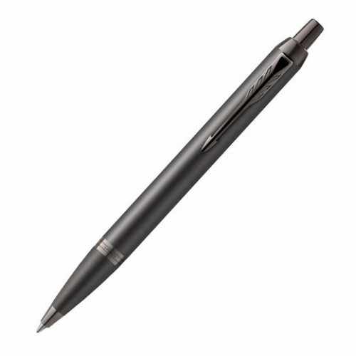 Ручка шариковая PARKER IM Professionals Monochrome Titanium, корпус темно-серый, сталь, синяя, 2172961