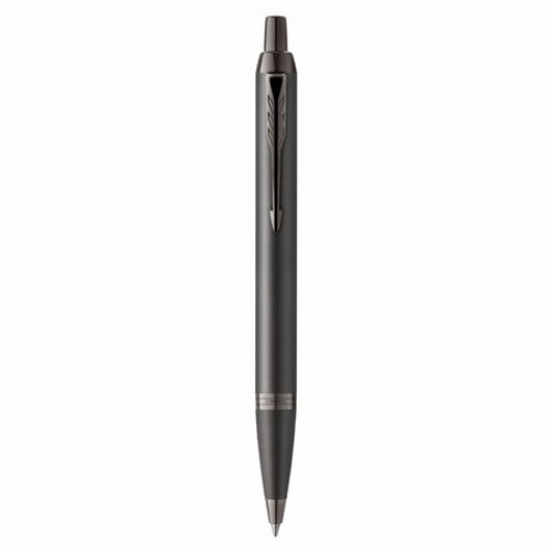 Ручка шариковая PARKER IM Professionals Monochrome Titanium, корпус темно-серый, сталь, синяя, 2172961