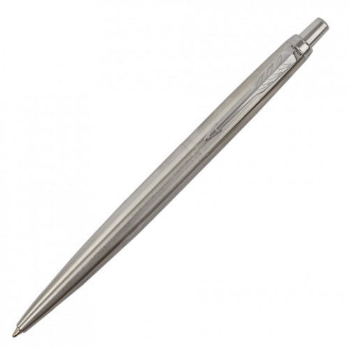 Ручка шариковая PARKER Jotter XL Monochrome Stainless Steel CT, корпус серебристый, сталь, синяя,2122756