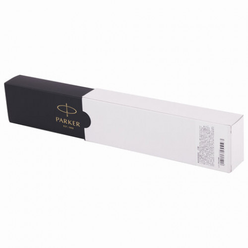Ручка шариковая PARKER Jotter Plastic CT, корпус красный, детали из нержавеющей стали, синяя, R0033330