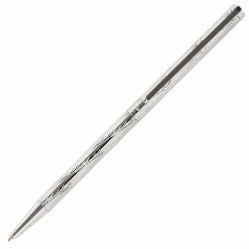 Ручка подарочная шариковая GALANT ASTRON SILVER, корпус серебристый, детали хром, узел 0,7 мм, синяя, 143527