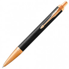 Ручка шариковая PARKER IM Premium Black GT, корпус черный матовый с гравировкой, позолоченные детали, синяя, 1931667 Ручка шариковая PARKER IM Premium Black GT, корпус черный матовый с гравировкой, позолоченные детали, синяя, 1931667