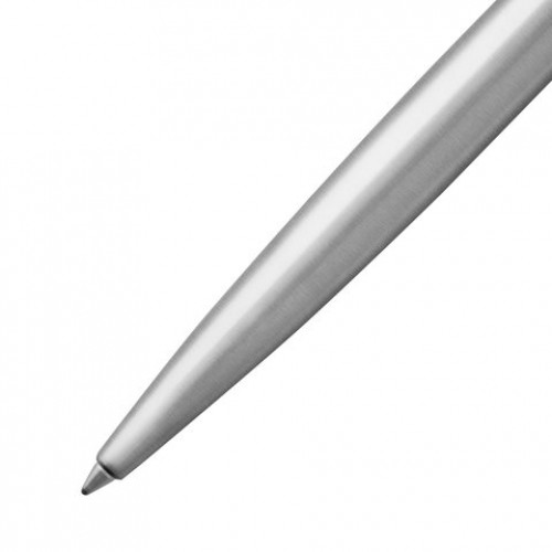 Ручка шариковая PARKER Vector Stainless Steel CT, корпус серебристый, детали из нержавеющей стали, синяя, 2025445