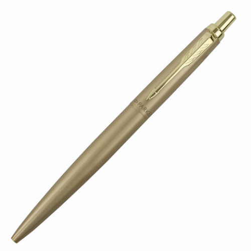 Ручка шариковая PARKER Jotter XL Monochrome Gold GT, корпус золотой, нержавеющая сталь, синяя,2122754