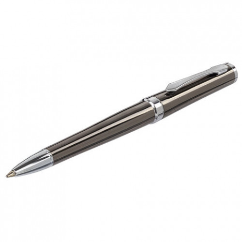 Ручка подарочная шариковая GALANT PASTOSO, корпус оружейный металл, детали хром, узел 0,7 мм, синяя, 143516