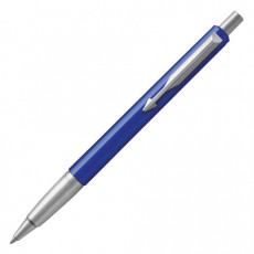 Ручка шариковая PARKER Vector Standard Blue CT, корпус синий, детали из нержавеющей стали, синяя, 2025419 Ручка шариковая PARKER Vector Standard Blue CT, корпус синий, детали из нержавеющей стали, синяя, 2025419