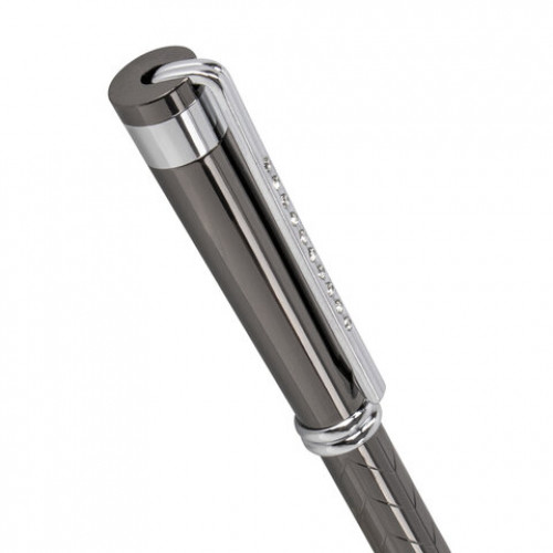 Ручка подарочная шариковая GALANT MARINUS, корпус оружейный металл, детали хром, узел 0,7 мм, синяя, 143509