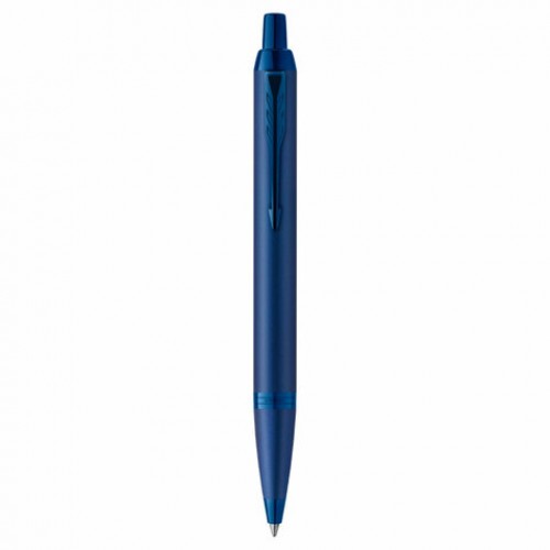 Ручка шариковая PARKER IM Professionals Monochrome Blue, корпус синий металлик, сталь, синяя, 2172966