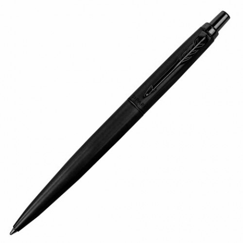 Ручка шариковая PARKER Jotter XL Monochrome Black BT, корпус черный, нержавеющая сталь, синяя, 2122753