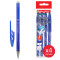 Ручки стираемые гелевые BRAUBERG ULTRA ERASE, НАБОР 4 ШТ, СИНИЕ, стандартный наконечник 0,5 мм, линия письма 0,35 мм, 144283 Ручки стираемые гелевые BRAUBERG ULTRA ERASE, НАБОР 4 ШТ, СИНИЕ, стандартный наконечник 0,5 мм, линия письма 0,35 мм, 144283