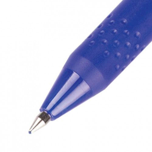 Ручка стираемая гелевая с грипом PILOT Frixion, СИНЯЯ, корпус синий, узел 0,7 мм, линия письма 0,35 мм, BL-FR-7