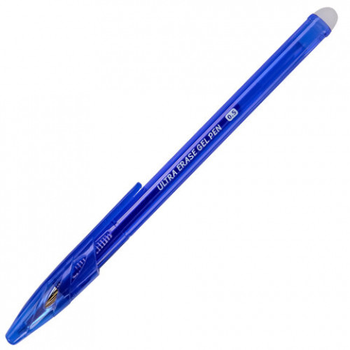 Ручки стираемые гелевые BRAUBERG ULTRA ERASE, НАБОР 4 ШТ, СИНИЕ, стандартный наконечник 0,5 мм, линия письма 0,35 мм, 144283