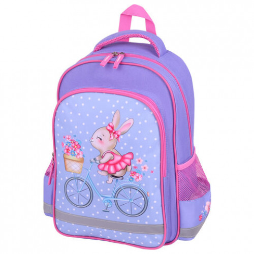 Рюкзак ПИФАГОР SCHOOL, 1 отделение, 3 кармана, Little beauty, 38x28х14 см, 271402